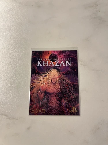 The First Berserker Khazan PlayStation Trading Card Collectible Cards
