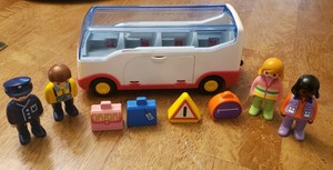 playmobil 123 airport shuttle bus