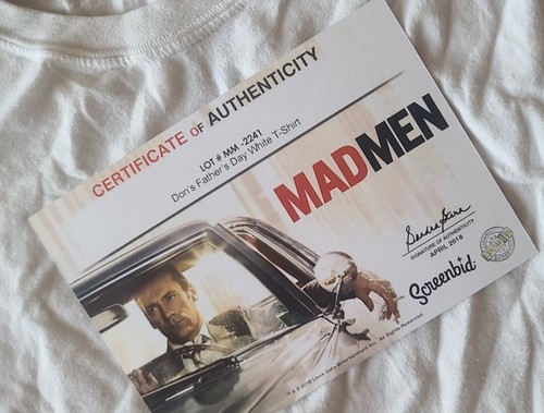 MAD MEN: Jon Hamm/Don Draper White Shirt Studio COA - Picture 6 of 6