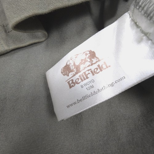 Bellfield Jacket Women MEDIUM Green Utility Denim Parka Winter pockets Size M - Picture 4 of 10