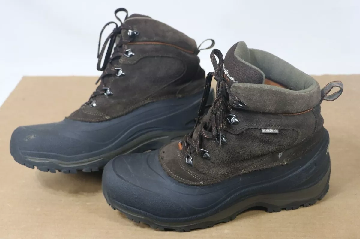 Eddie Bauer Men s Snowfoil Weatheredge Waterproof Boots 200 G.Thermafill 11.5