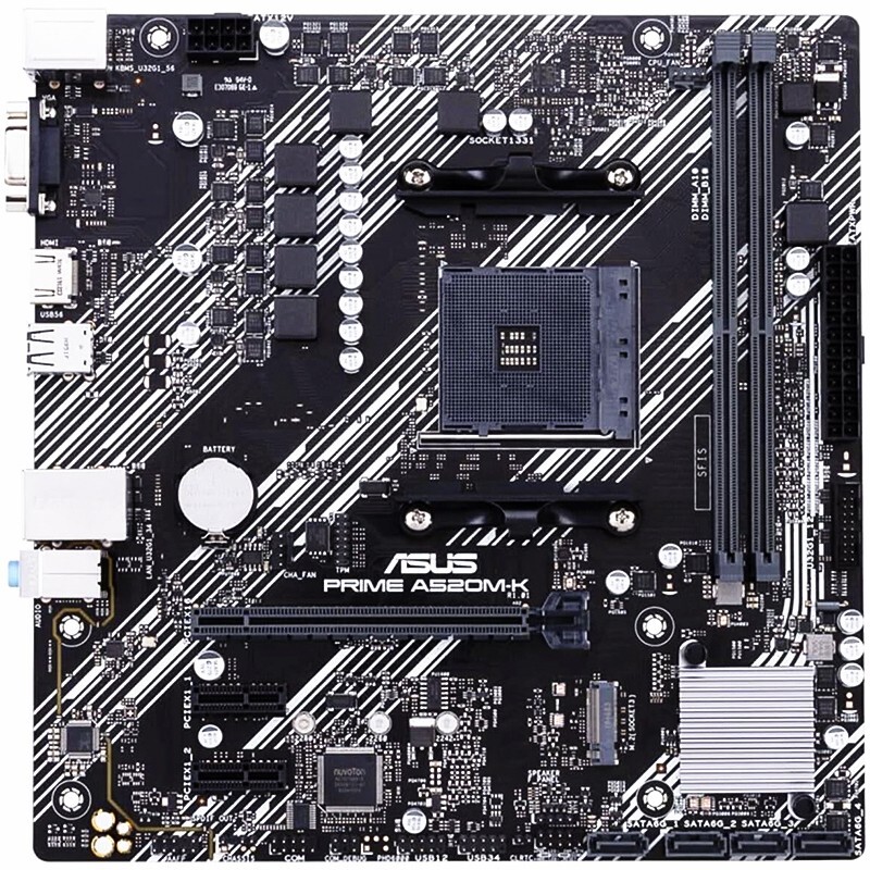 ASUS Prime A520M-K Motherboard AMD AM4 Micro-ATX DDR4 Ryzen 5000