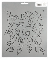 Quilting Stencil Leaf Quilt Patterns Leaves  Vines Background Quilters Template