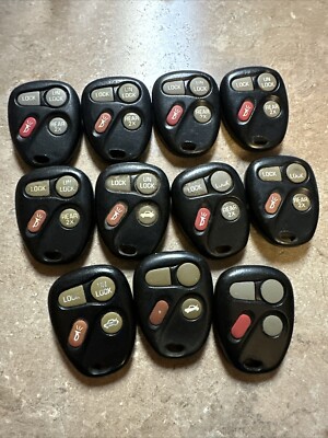 OEM GM Keyless Remote Key Fob GMC GM16245100-29 FCC: ABO1502T Tested & Working!