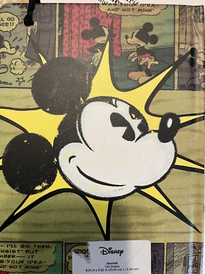 Children's Journaling Book Disney's Mickey Mouse 120 Lined Sheets - Pages 8 x5 