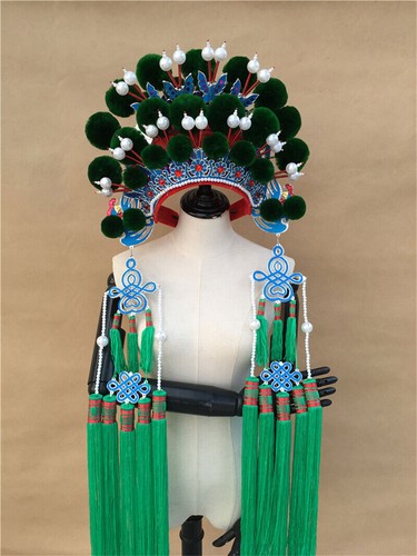 Chinese Drama Peking Opera Crown Headdress Fancy Dress Cosplay Phoenix Coronet - Picture 8 of 36