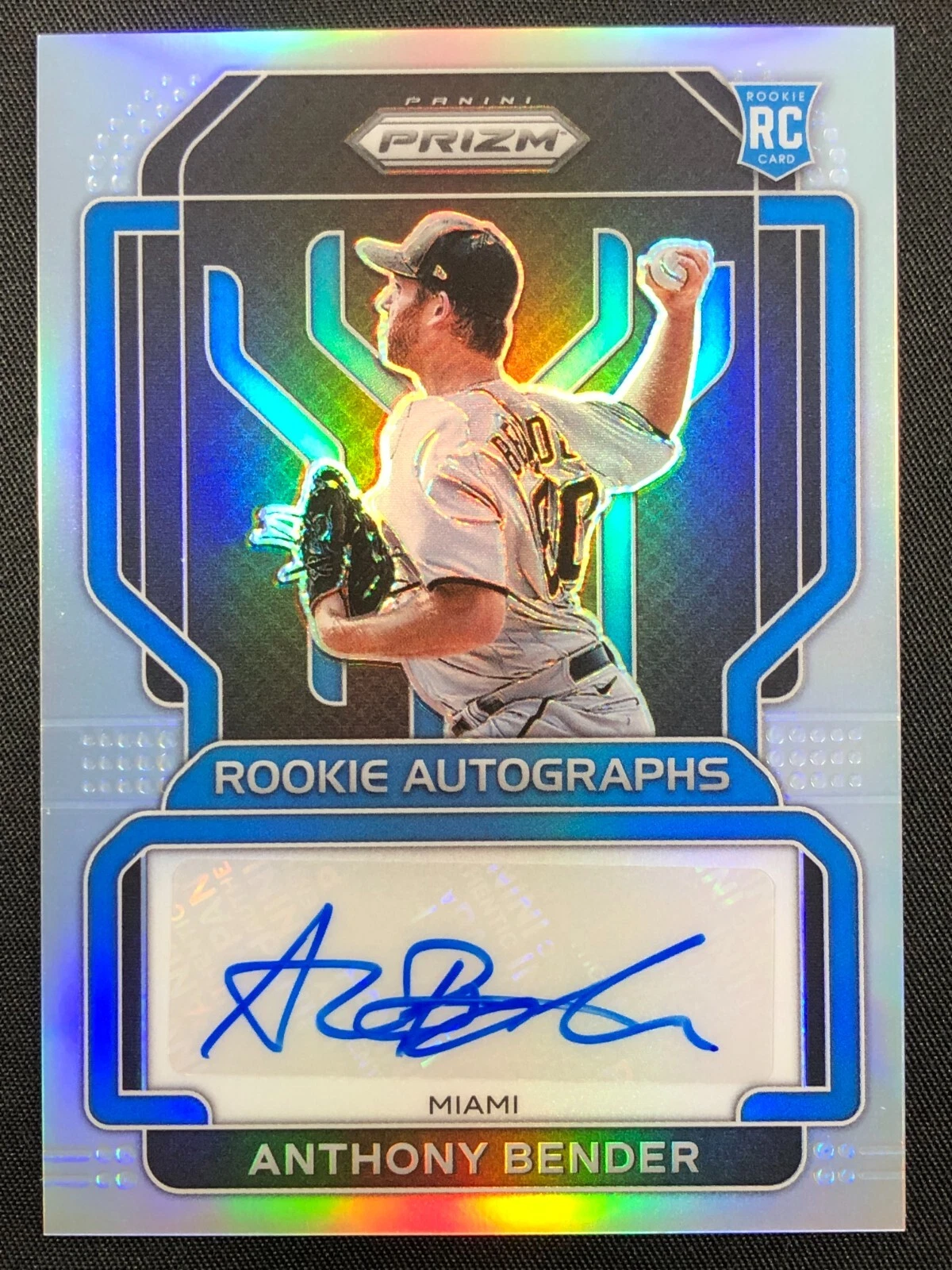 2022 Panini Prizm ANTHONY BENDER Silver Parallel Rookie Auto!