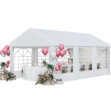 Party Tent 16'x20' Heavy Duty Canopy Tent Outdoor Wedding Event Gazebo Shelter