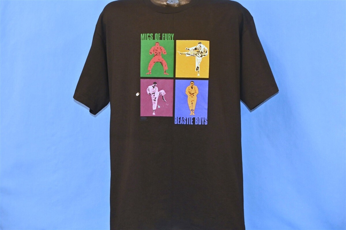 90s BEASTIEBOYS RAP VINTAGE USA製 表記L vintage 90s BEASTIE BOYS MICS OF FURY HIP-HOP RAP MARTIAL