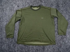 Patagonia Capilene Shirt Mens XL Green Base Layer Midweight Made in USA Hiking