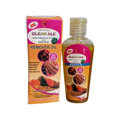 clear all Turmeric dark knuckles clear & dark spot remover oil 
