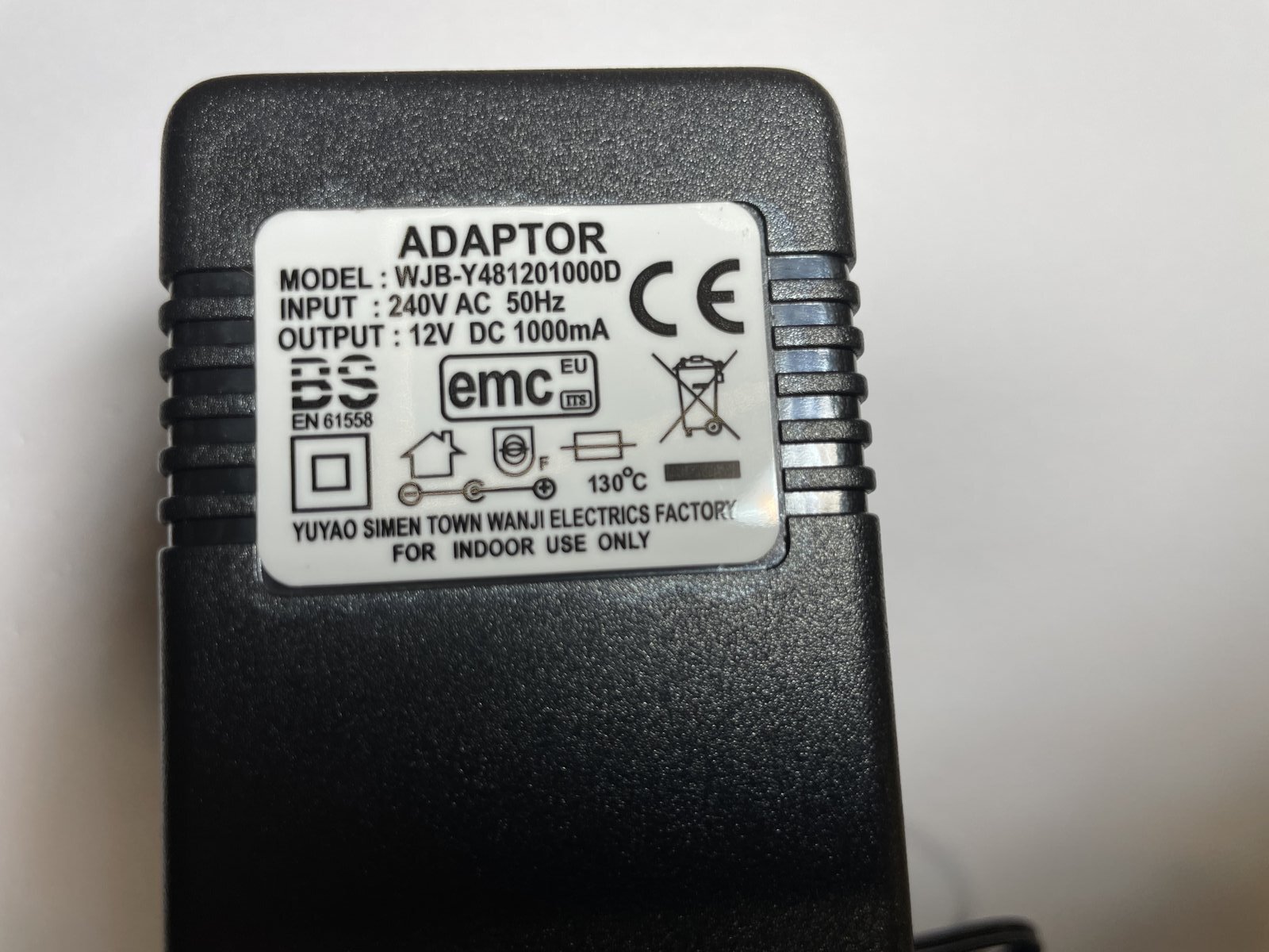 Option to replace AC/DC Adaptor Model LK-D120100 12VDC 1000mA for ...