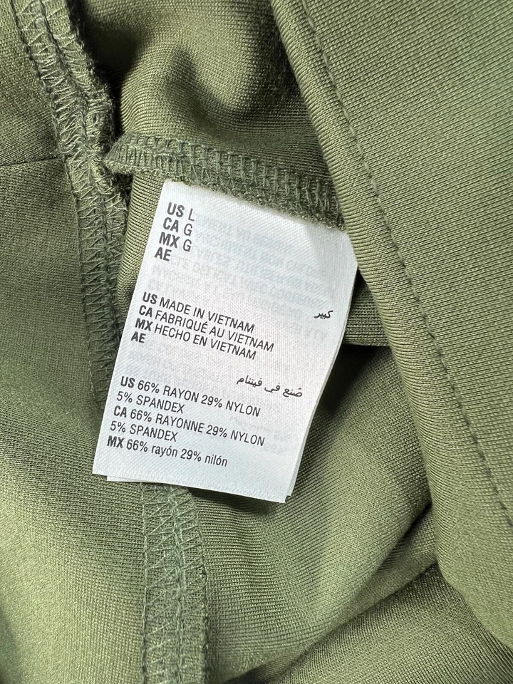 Calça Ponte International Concepts Feminina Tamanho Grande Verde Elástica Nova - Imagem 4 de 4