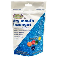 Cotton Mouth Dry Mouth Relief Lozenges Fruit Mix Bag 30 Count EXP. 11/2026