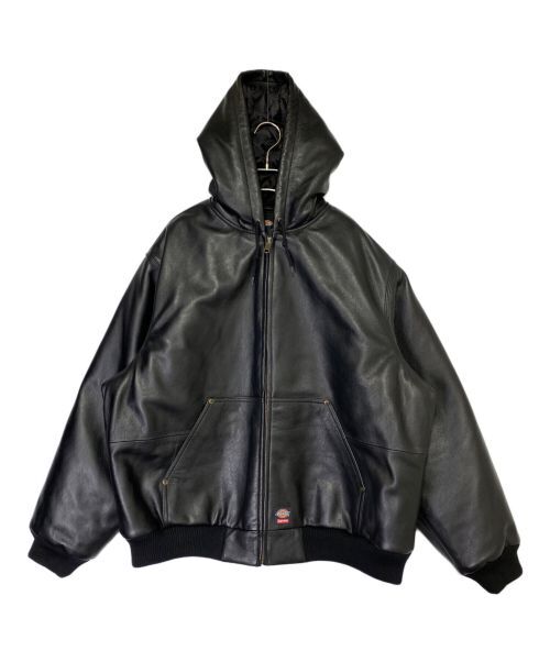 XL Supreme Hooded Leather Work Jacket | eBay