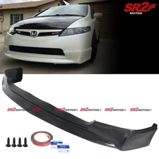 For 06-08 Honda Civic Sedan Mugen Style Front Bumper Lip Spoiler Splitter