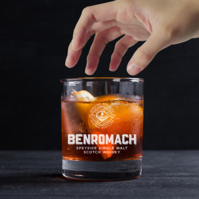 Custom Engraved Benromach Speyside Single Malt Scotch Whiskey Glass   11 oz Stan