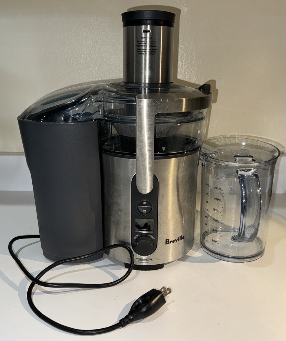 Breville Juicer Model BJE510XL Digital LED Fruit Veggie Extractor 5