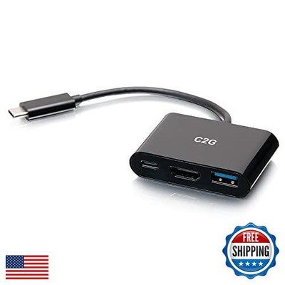C2G USB-C  3-in-1 Mini Dock with HDMI , USB-A, and USB-C Power Delivery up to