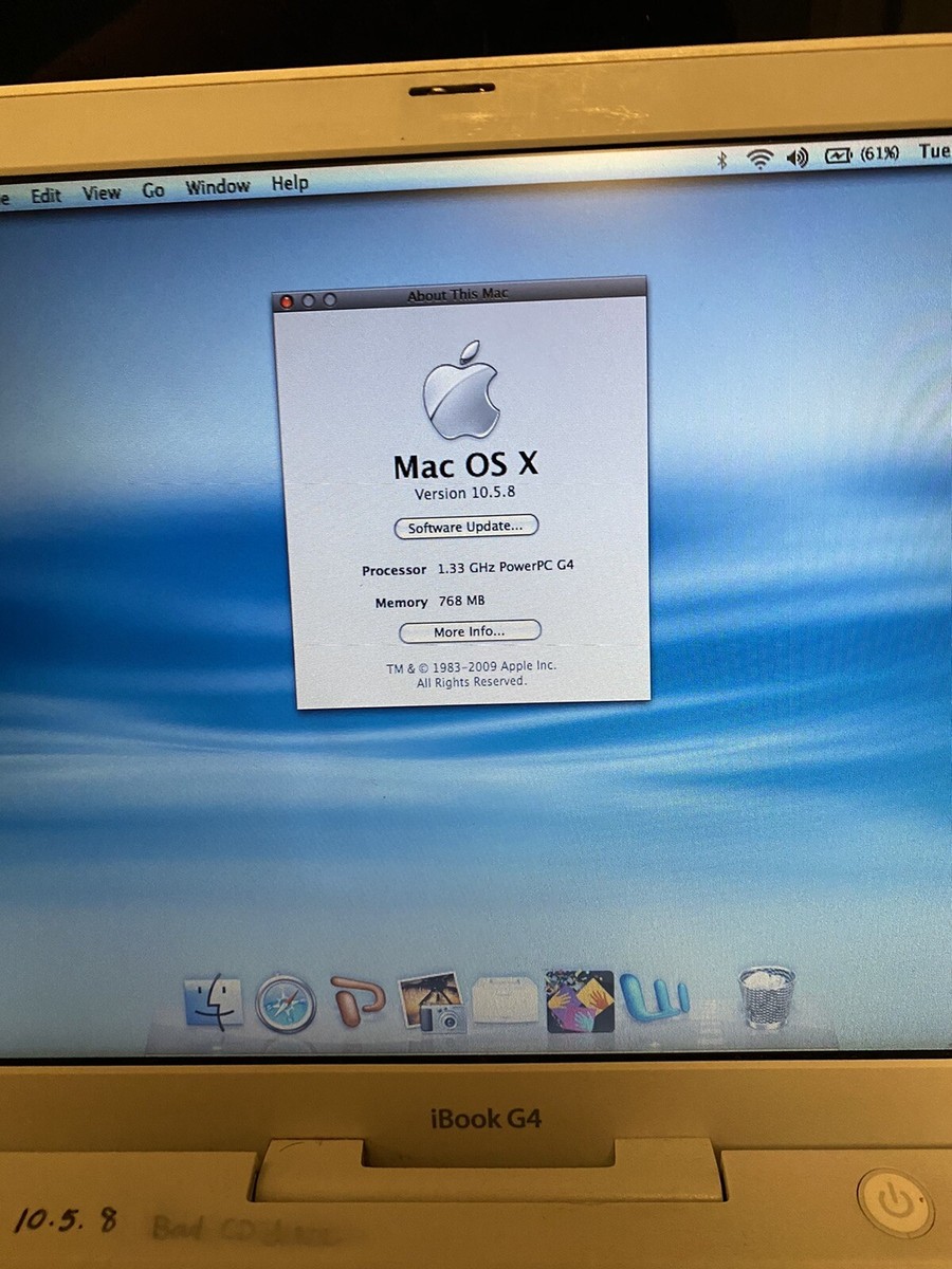 E*a様 Apple iBook G4 12インチ 本体 A1133 2005 Apple iBook G4 12