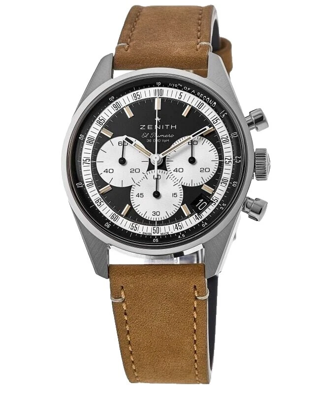 Zenith El Primero Leather Band Wristwatches