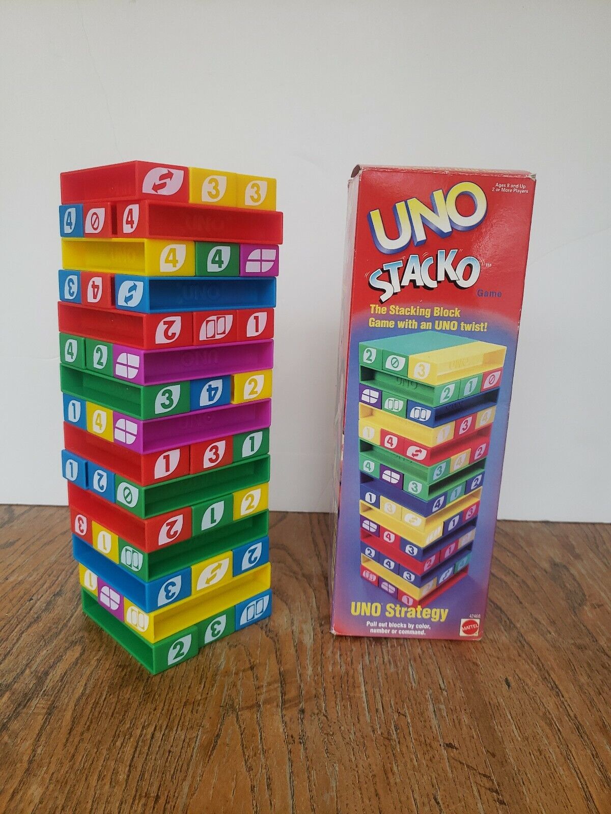 Jogo Uno Stacko da Mattel 45 Blocos - Mattel - Outros Jogos