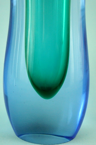 Flavio Poli Murano Pair of submerged glass vases VENICE Italy 1900 XX Art Deco - Picture 16 of 24