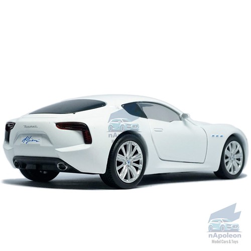 1/32 Maserati Alfieri Modelo Coche Diecast Juguete Vehículo Colección Niños Regalo Blanco - Imagen 10 de 12