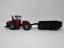 1/64 ERTL Case IH Steiger 500 Quadtrac Tractor with Grain Trailer TOMY Die-Cast