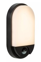 Led Wandleuchte Bewegungsmelder Schwarz IP54 3000 K AußEn Wandlampe Blendarm