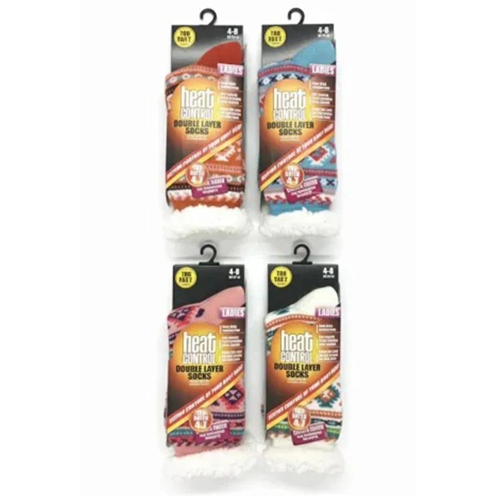 Ladies Thermal Socks 4.7 TOG Rated Cushioned Warm Moisture Wicking Boot Socks