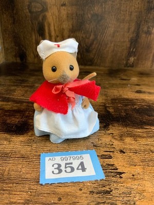 Sylvanian Families schöne seltene Florence Merryweather Krankenschwester makellos Gold  
