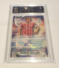 2017/18  Topps Chrome UEFA CL Gold Thomas Muller Lightning Strike 15/50
