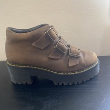 Dr. Martens Womens Platform Quad Coppola Dark...