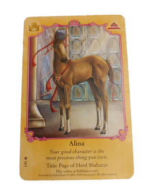 Bella Sara Royalty Alina 1/55 Page Of Herd Shahazar Regular Horse Card
