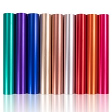 Permanent Vinyl Sheets 12x12 9 Pcs Matte Metallic Craft Cutting