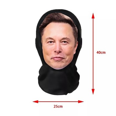 Elon Reeve Musk American Entrepreneurs mask full face funny cosplay celebrity