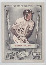 2021 Topps Allen & Ginter's Historical Hits Scott Podsednik #HH-28 2k3