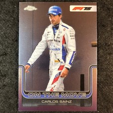 2025 Topps Chrome F1 CARLOS SAINZ Base On the Move #189