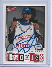 DARIUS MILES Basketball Card IP auto NBA rookie Los Angeles Clippers 00-01 UD Vi. rookie card picture