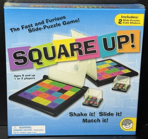 SQUARE UP! Fast and Furious Slide Puzzle Game! (MindWare) New & Sealed! (2009)