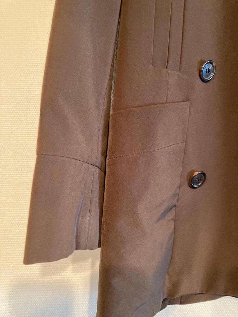 PRADA Jacket Size 40 Double Button Fur Collar Exc… - image 7