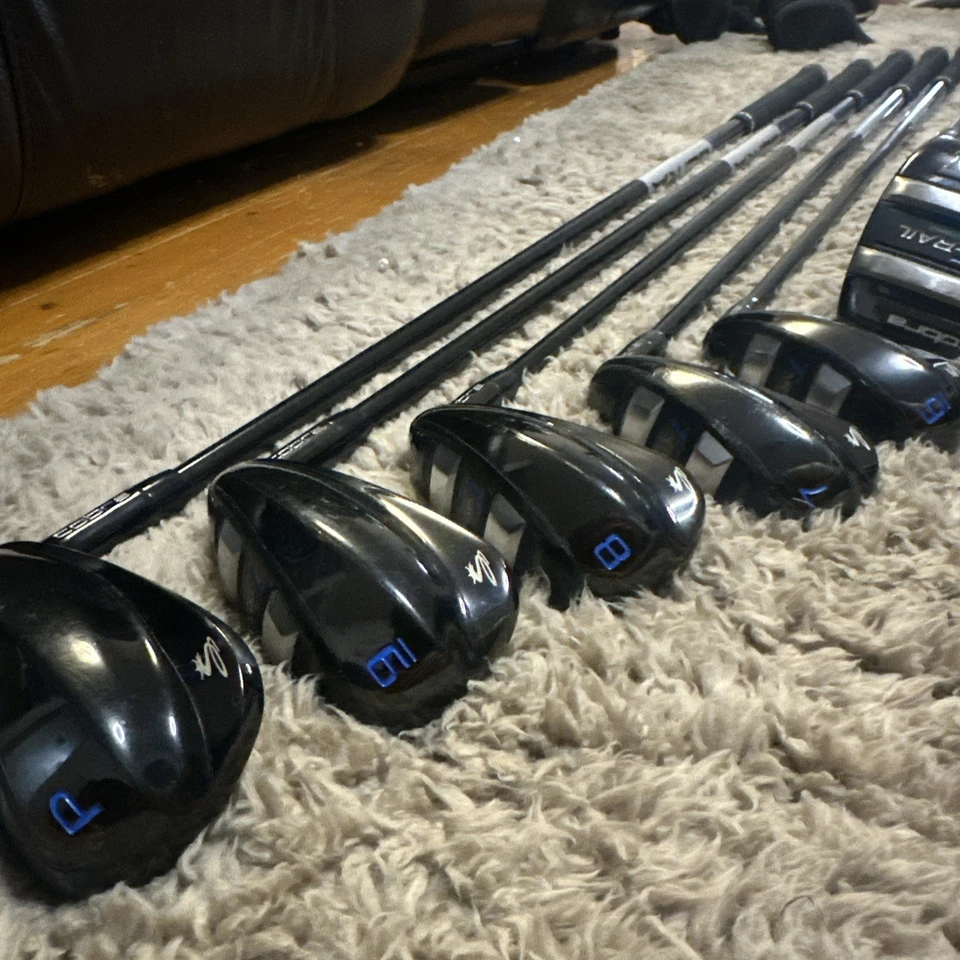 Cobra T-Rail Hybrid Irons ULTRALITE 50-R Flex RH 4H 6-PW GOOD CONDITION - Image 2 of 4