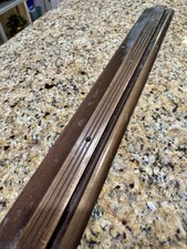 SOLID BRASS DOOR THRESHOLD SILLPLATE VINTAGE ANTIQUE Victorian Early 1900S