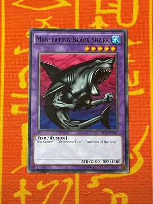 YUGIOH MENSCHENFRESSENDER SCHWARZERHAI COMMON NEAR MINT AP06-DE021