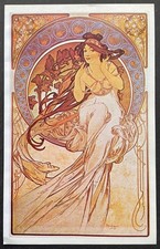 La Musique par Alphonse Mucha 1898 Reproduction de 1976