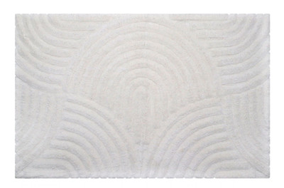 My Home JUNA Weiß 52,5 x 93,5 cm Badvorleger Badteppich Badematte (6524)