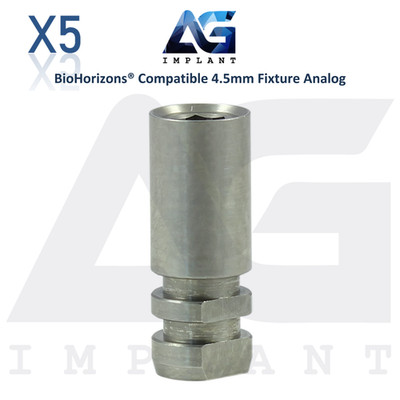 5 Fixture Analog Compatible with BioHorizons  Ø4.5mm Int Hex Connection System