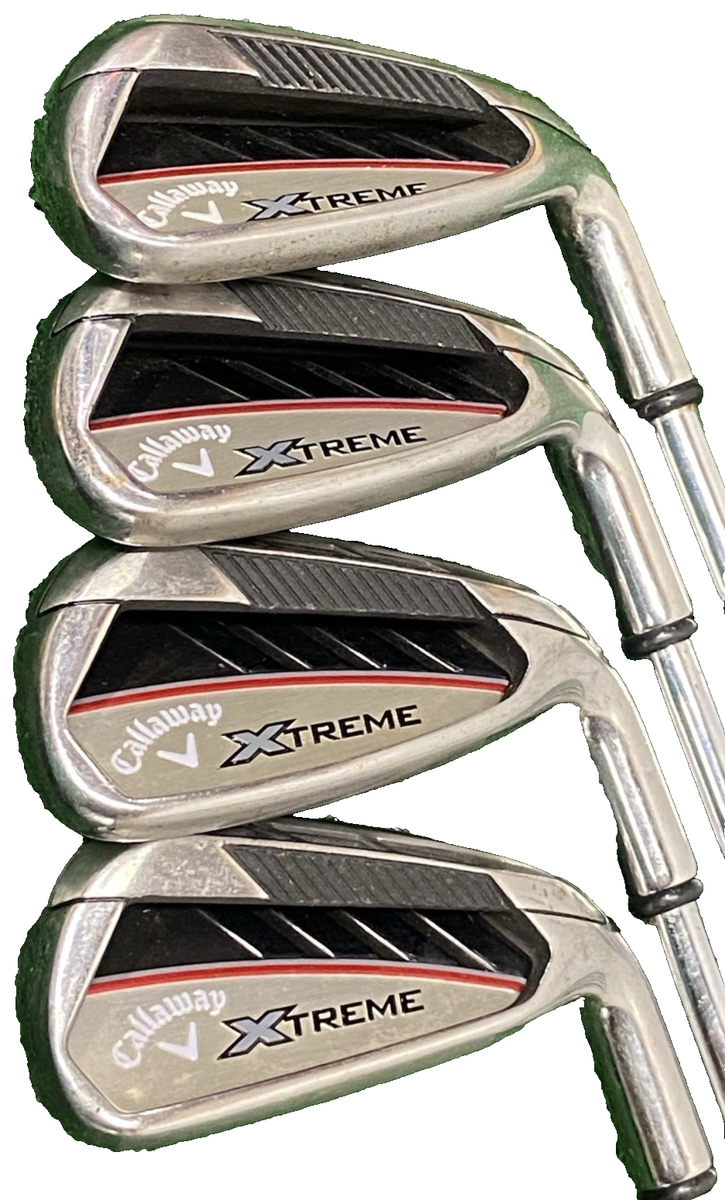 クラブ CallawayRazrFitXtreme 7WDiamana ilima80x Callaway Xtreme Iron Set 7-PW RH Men's Uniflex Stiff Steel Good