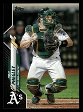 Josh Phegley Oakland Athletics 2020 Topps Black #102 SN /69